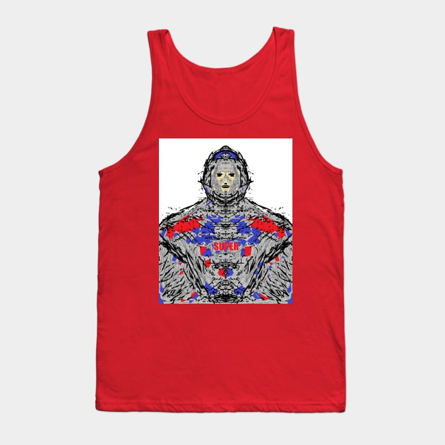 Super Hero Tank Top by AbstractDigitalArt